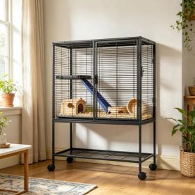 Animal Cage with Non-Slip and Easy to Clean for Outdoor (Option: Default title)