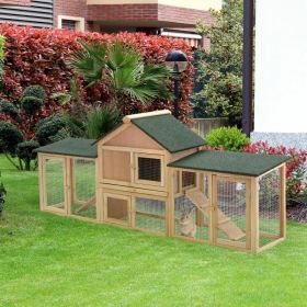 Rabbit Cage Outdoor, Rabbit House (Option: Default title)